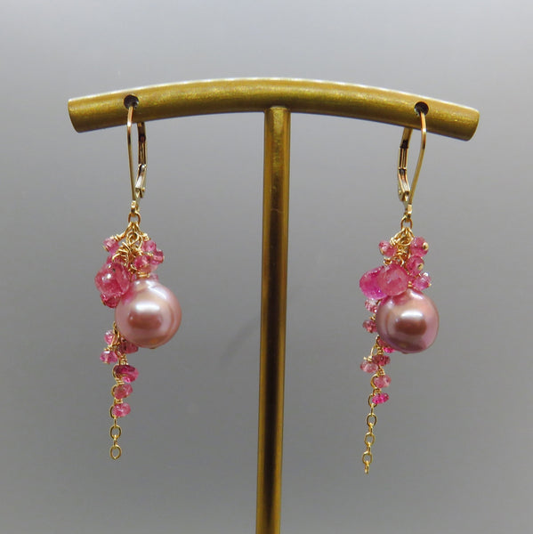 Pink Sapphires and Pink Pearls