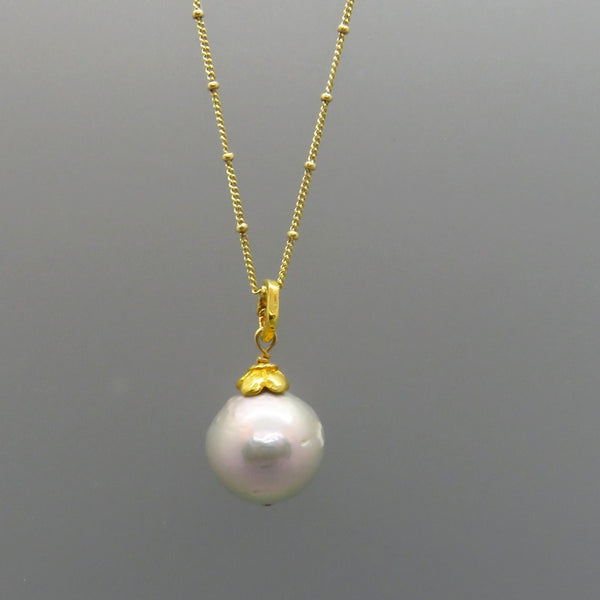 Gray Pearl Pendant