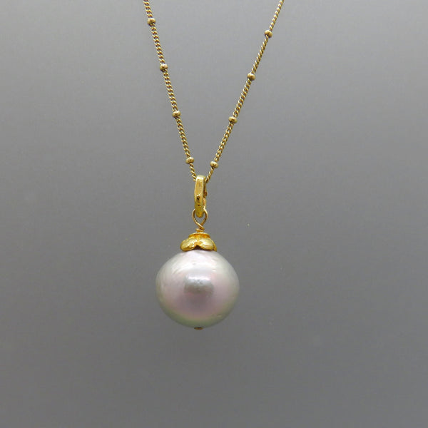 Gray Pearl Pendant