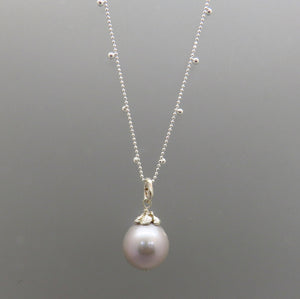 Gray Edison Pearl Pendant