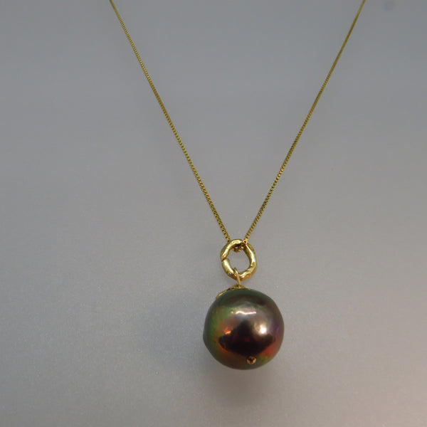 Peacock Pearl Pendant