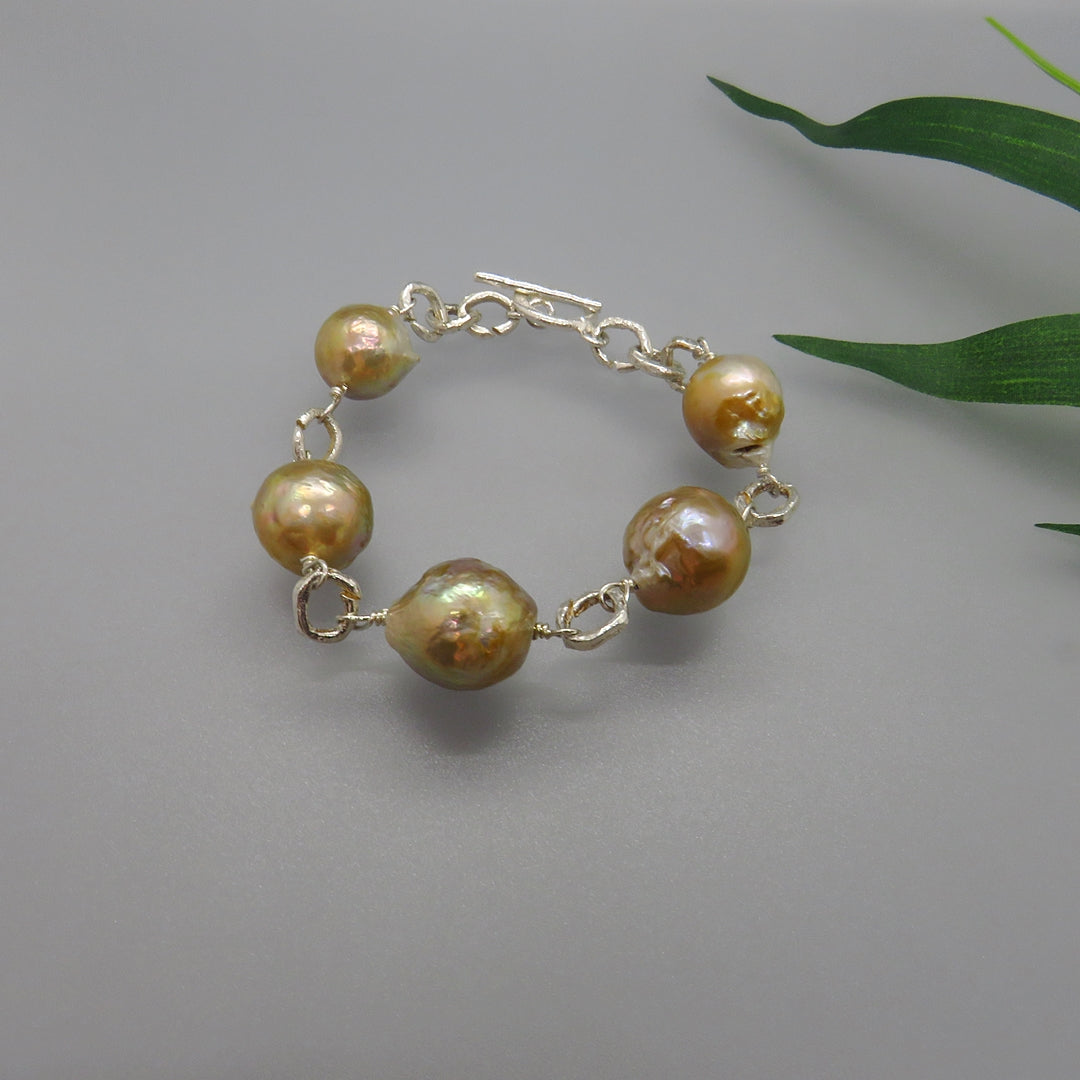 ★rosemont★ Silver Ribbon Pearl Bracelet RA24C47J Pearl Ribbon bracelet – Bonjour Rangs