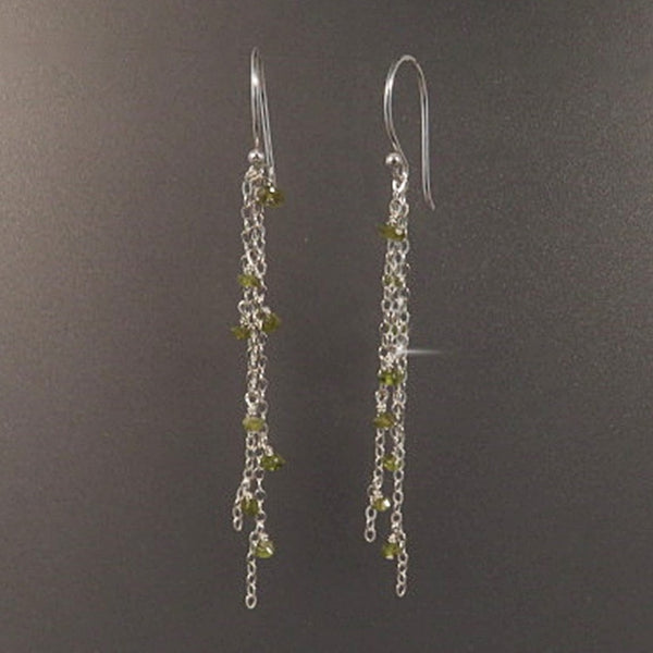 Green Sapphire Earrings