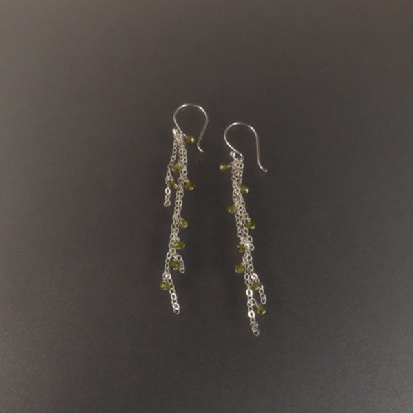 Green Sapphire Earrings