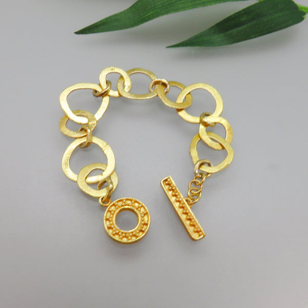 Vermeil Rings Bracelet