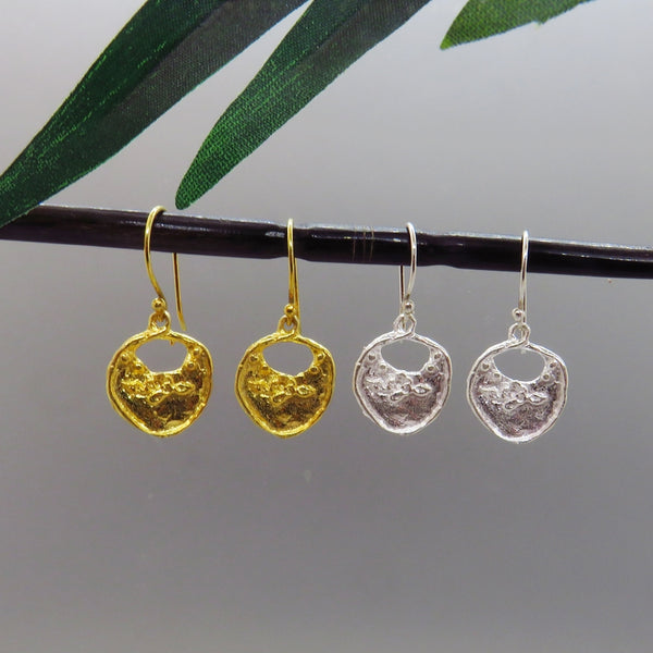 Vermeil Coin Earrings