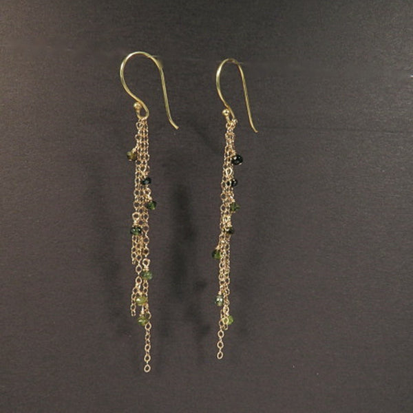 Green Tourmaline Earrings