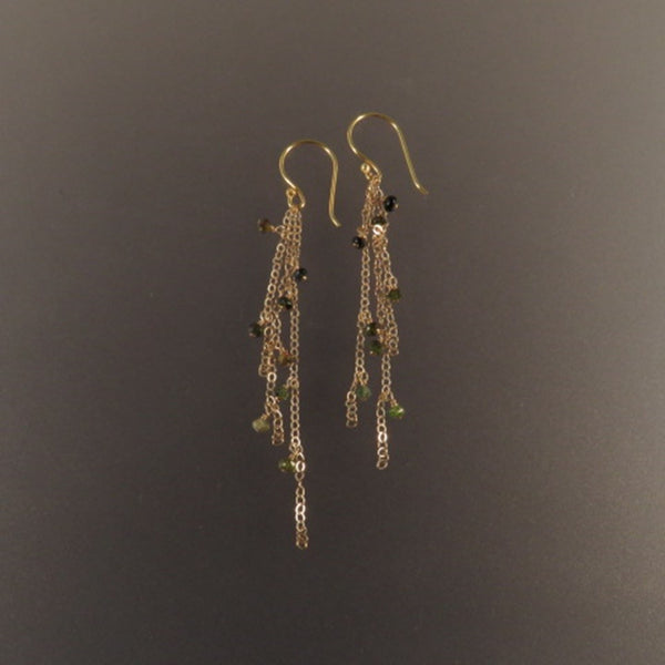 Green Tourmaline Earrings