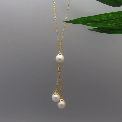 White Keshi Pearl Necklace – Mutiara Jewellery